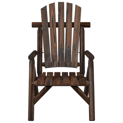 Sedia da Giardino 68x86x103 cm in Legno Massello di Abete Rosso
