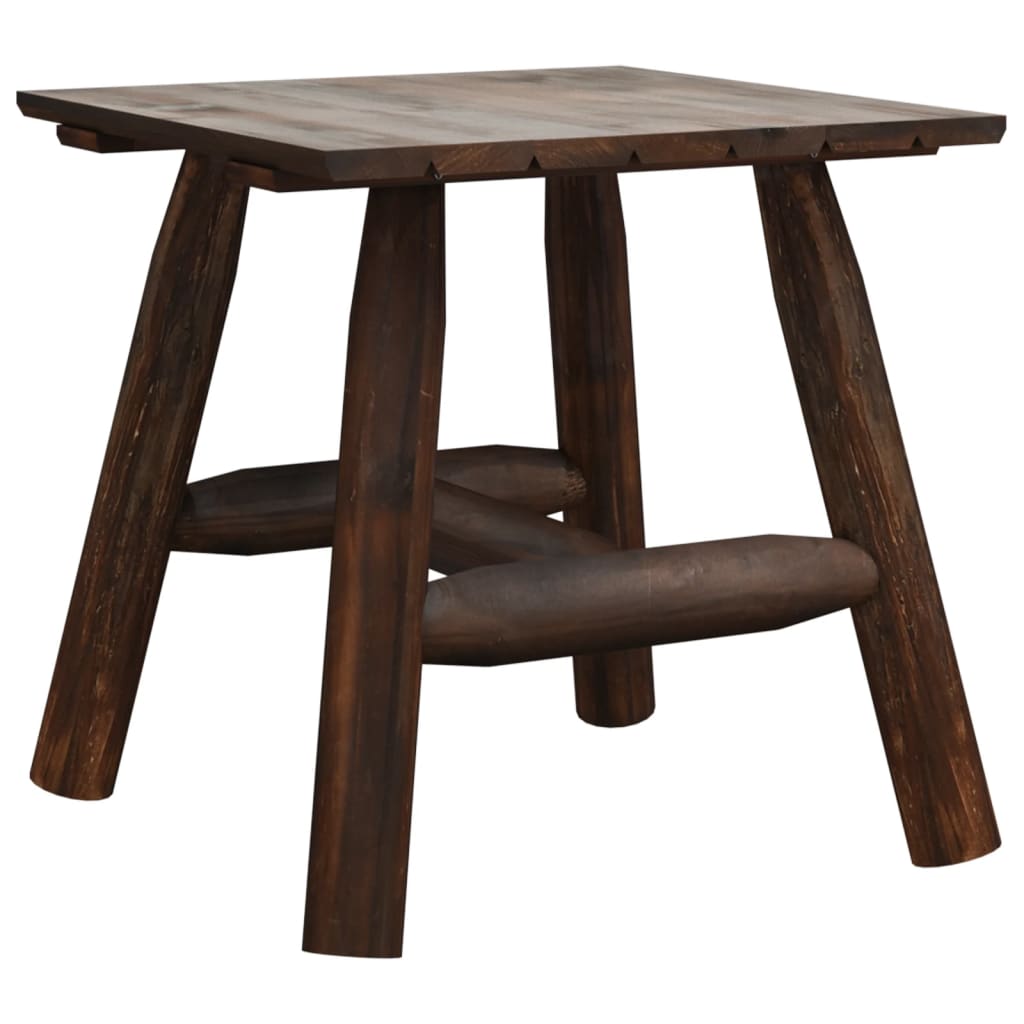 Tavolino 49x49x50 cm in Legno Massello di Abete Rosso