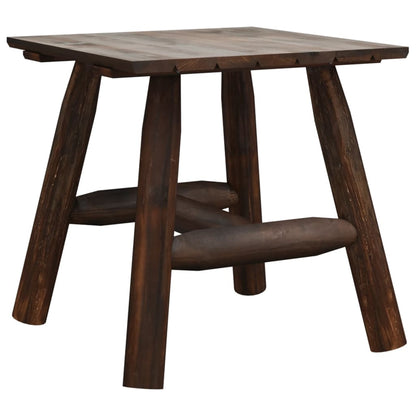 Tavolino 49x49x50 cm in Legno Massello di Abete Rosso
