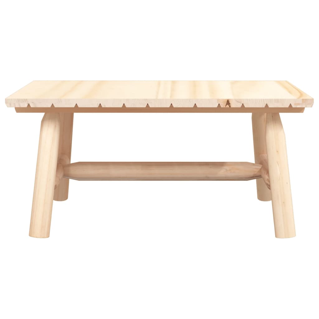 Tavolino da Salotto 90x50x41 cm Legno Massello di Abete Rosso
