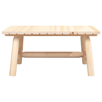 Tavolino da Salotto 90x50x41 cm Legno Massello di Abete Rosso