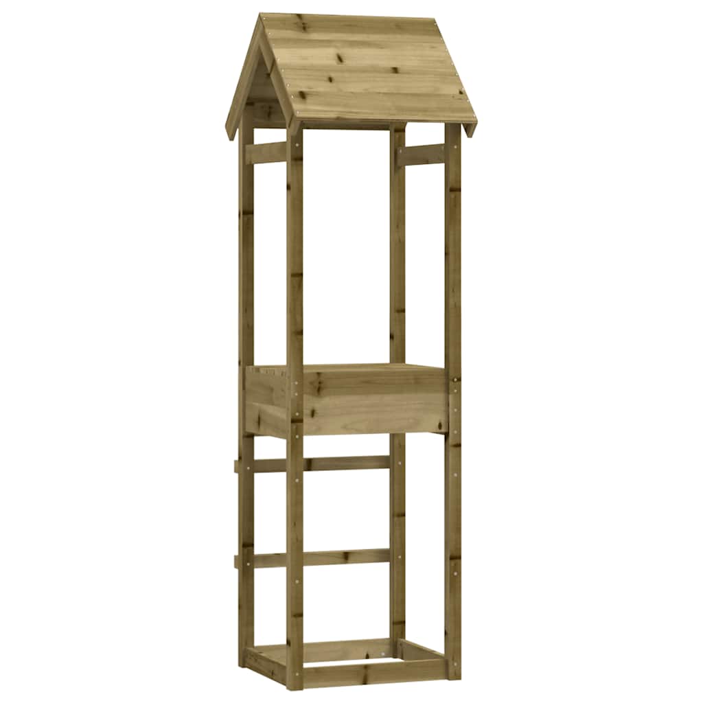 Torre da Gioco 53x46,5x194 cm in Legno di Pino Impregnato