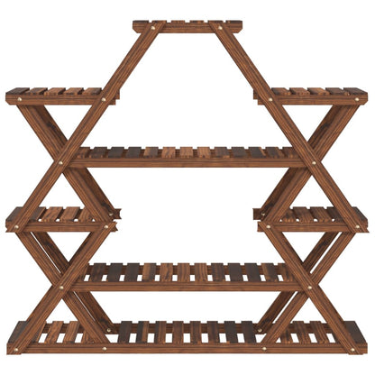 Portafiori 110x25x105 cm in Legno Massello di Abete