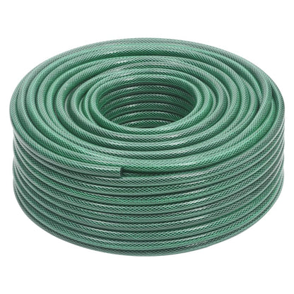 Set Tubo da Giardino con Raccordi Verde 0,5" 100 m in PVC