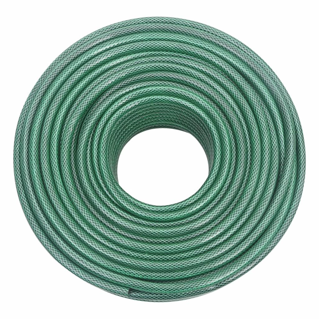Set Tubo da Giardino con Raccordi Verde 0,5" 100 m in PVC