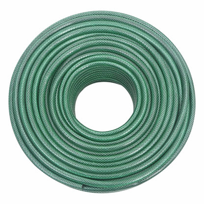 Set Tubo da Giardino con Raccordi Verde 0,5" 100 m in PVC