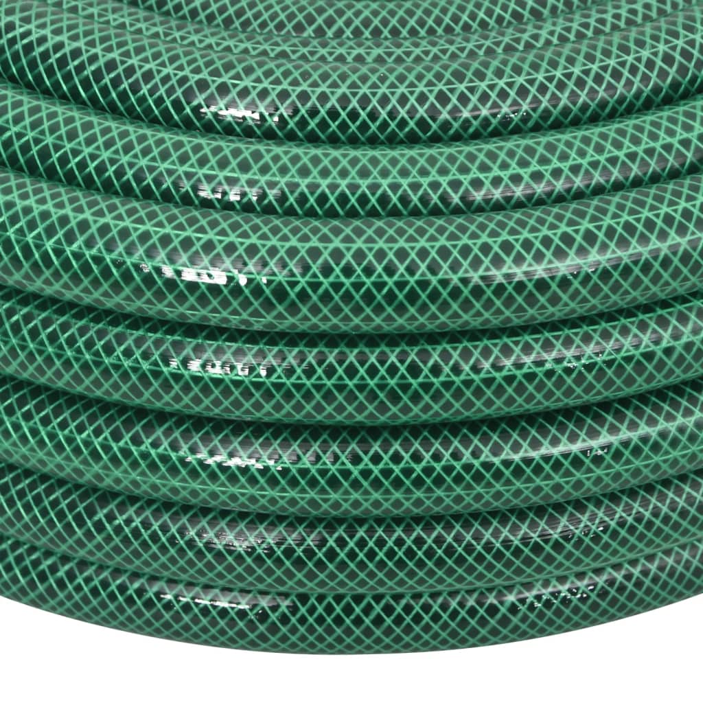 Set Tubo da Giardino con Raccordi Verde 0,75" 30 m in PVC