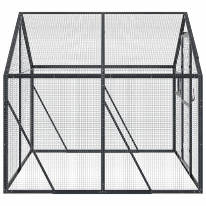 Voliera Antracite 1,79x2x1,85 m in Alluminio