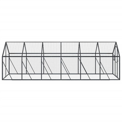 Voliera Antracite 1,79x6x1,85 m in Alluminio
