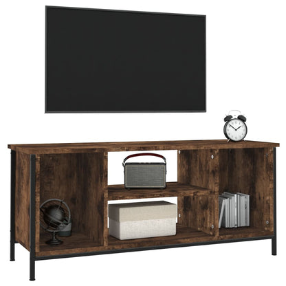 Mobile TV Rovere Fumo 102x35x45 cm in Legno Multistrato