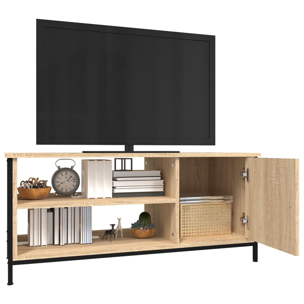Mobile Porta TV Rovere Sonoma 100x40x45 cm in Legno Multistrato