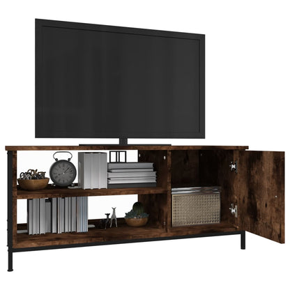 Mobile TV Rovere Fumo 100x40x45 cm in Legno Multistrato