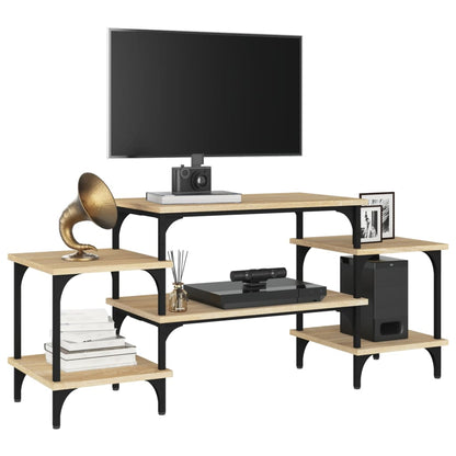 Mobile Porta TV Rovere Sonoma 117x35x52 cm in Legno Multistrato
