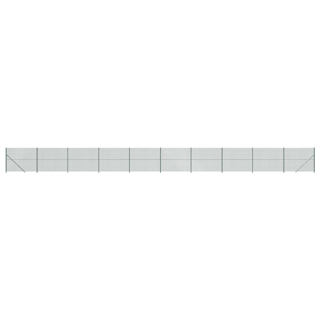 Recinzione a Rete con Flangia Verde 1,6x25 m
