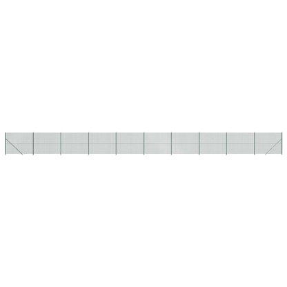 Recinzione a Rete con Flangia Verde 1,6x25 m