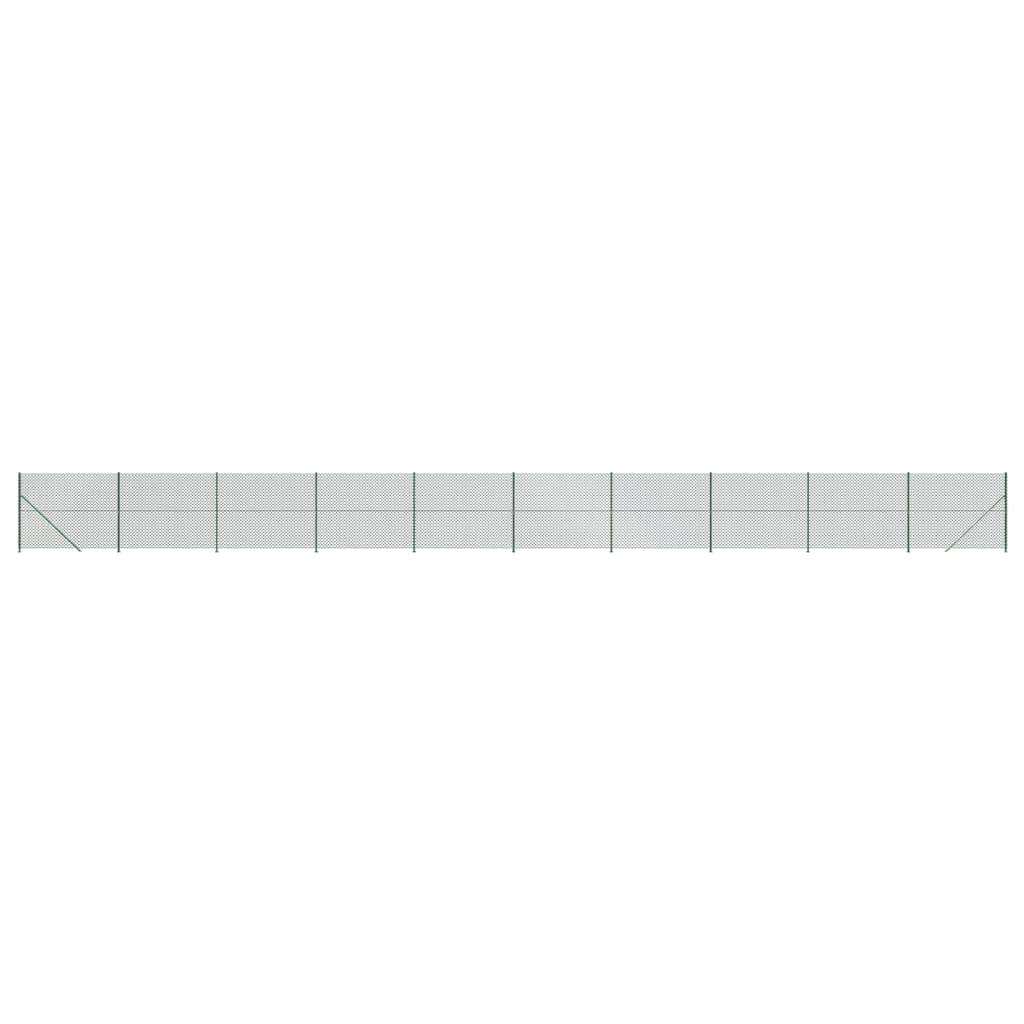Recinzione a Rete con Flangia Verde 1,8x25 m