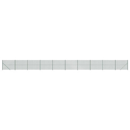 Recinzione a Rete con Flangia Verde 2,2x25 m