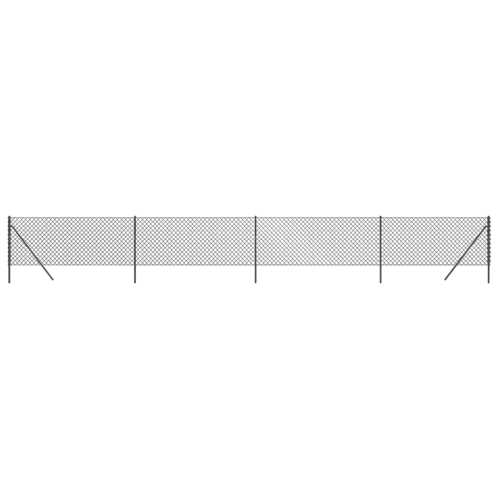 Recinzione a Rete Antracite 1,1x10 m