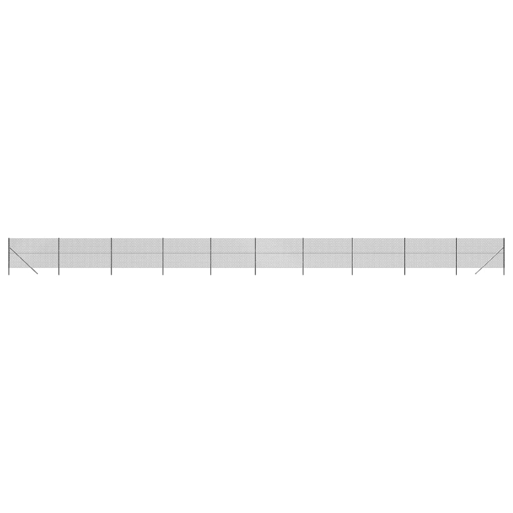 Recinzione a Rete Antracite 1,8x25 m