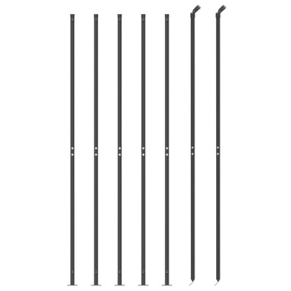 Recinzione a Rete con Flangia Antracite 1,6x10 m