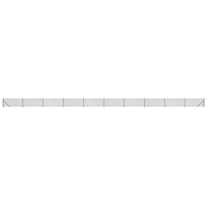 Recinzione a Rete con Flangia Antracite 1,1x25 m