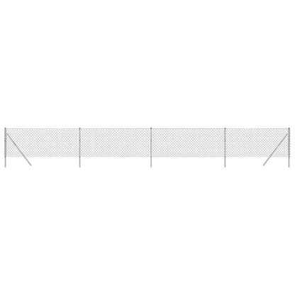 Recinzione a Rete Argento 1,1x10 m