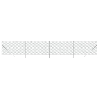 Recinzione a Rete Argento 1,4x10 m