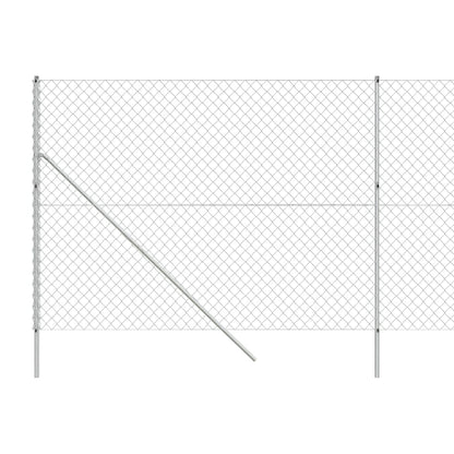 Recinzione a Rete Argento 1,6x10 m
