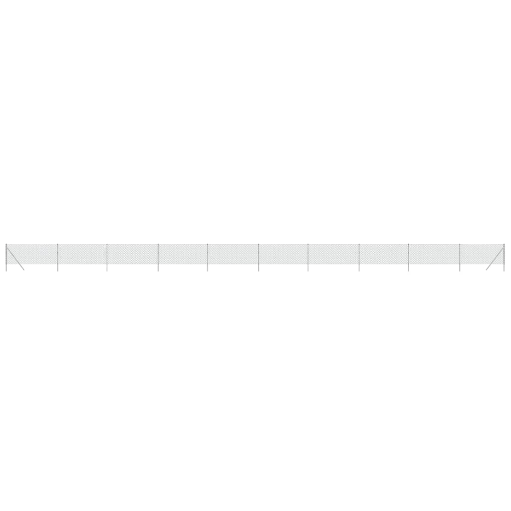 Recinzione a Rete Argento 0,8x25 m