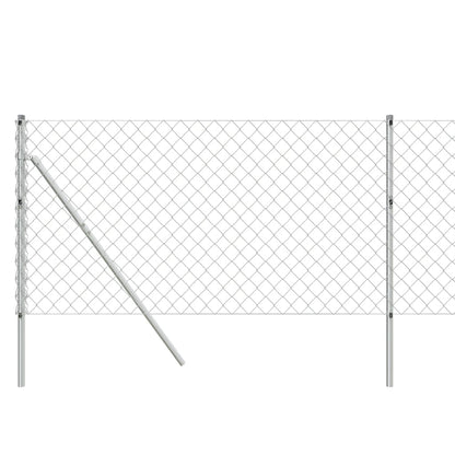 Recinzione a Rete Argento 0,8x25 m