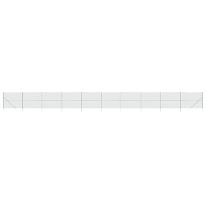 Recinzione a Rete con Picchetti Ancoraggio Argento 1,4x25 m