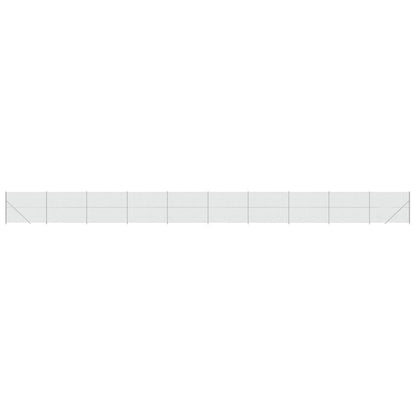 Recinzione a Rete con Flangia Argento 1,8x25 m