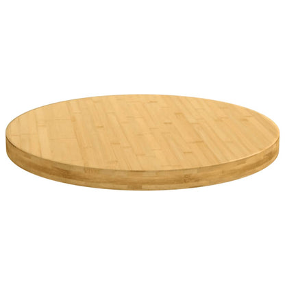 Piano del Tavolo Ø90x4 cm in Bambù