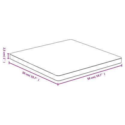 Piano del Tavolo 50x50x2,5 cm in BambÃ¹