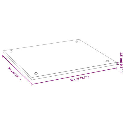 Coprifornelli 50x56x1,5 cm in BambÃ¹