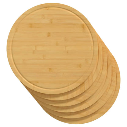 Taglieri 6 pz Ã˜30x1,5 cm in BambÃ¹