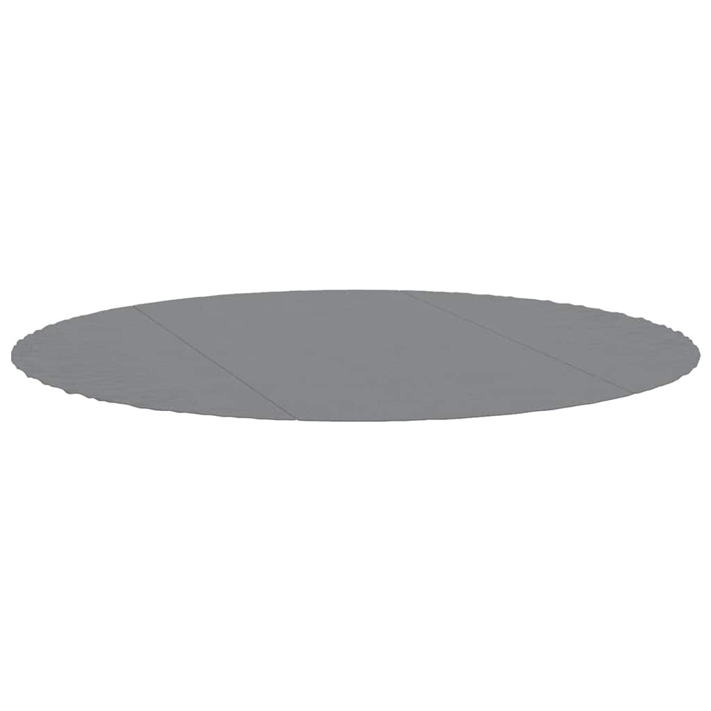 Telo Sotto Piscina Grigio Chiaro ÃƒËœ306 cm Geotessile Poliestere