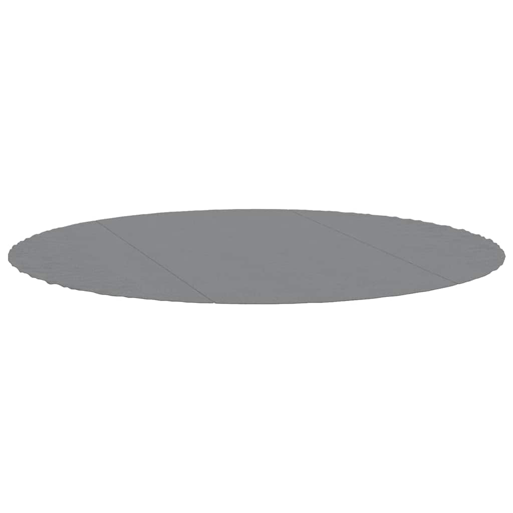 Telo Sotto Piscina Grigio Chiaro ÃƒËœ366 cm Geotessile Poliestere