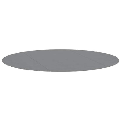 Telo Sotto Piscina Grigio Chiaro ÃƒËœ366 cm Geotessile Poliestere