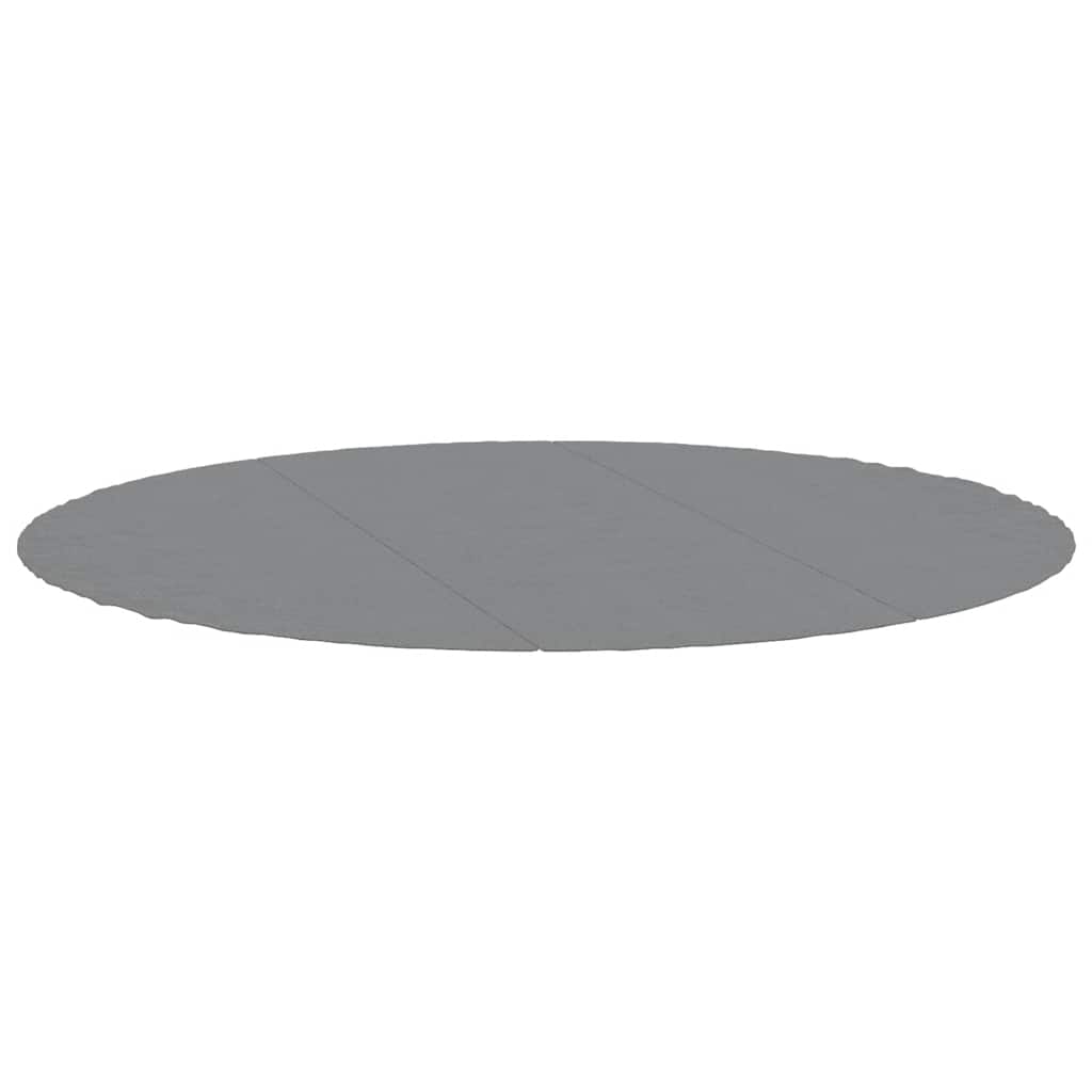 Telo Sotto Piscina Grigio Chiaro Ã˜396 cm Geotessile Poliestere
