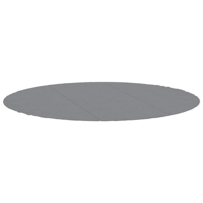 Telo Sotto Piscina Grigio Chiaro Ã˜396 cm Geotessile Poliestere