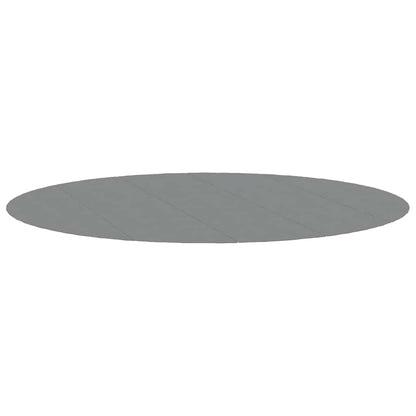 Telo Sotto Piscina Grigio Chiaro ÃƒËœ550 cm Geotessile Poliestere