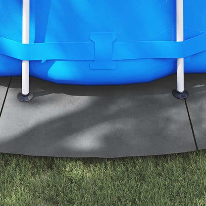 Telo Sotto Piscina Grigio Chiaro ÃƒËœ550 cm Geotessile Poliestere