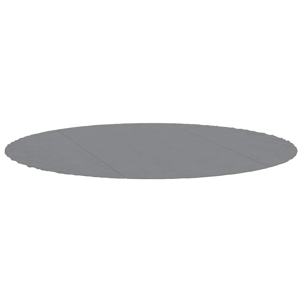 Telo Sotto Piscina Grigio Chiaro ÃƒËœ366 cm Geotessile Poliestere