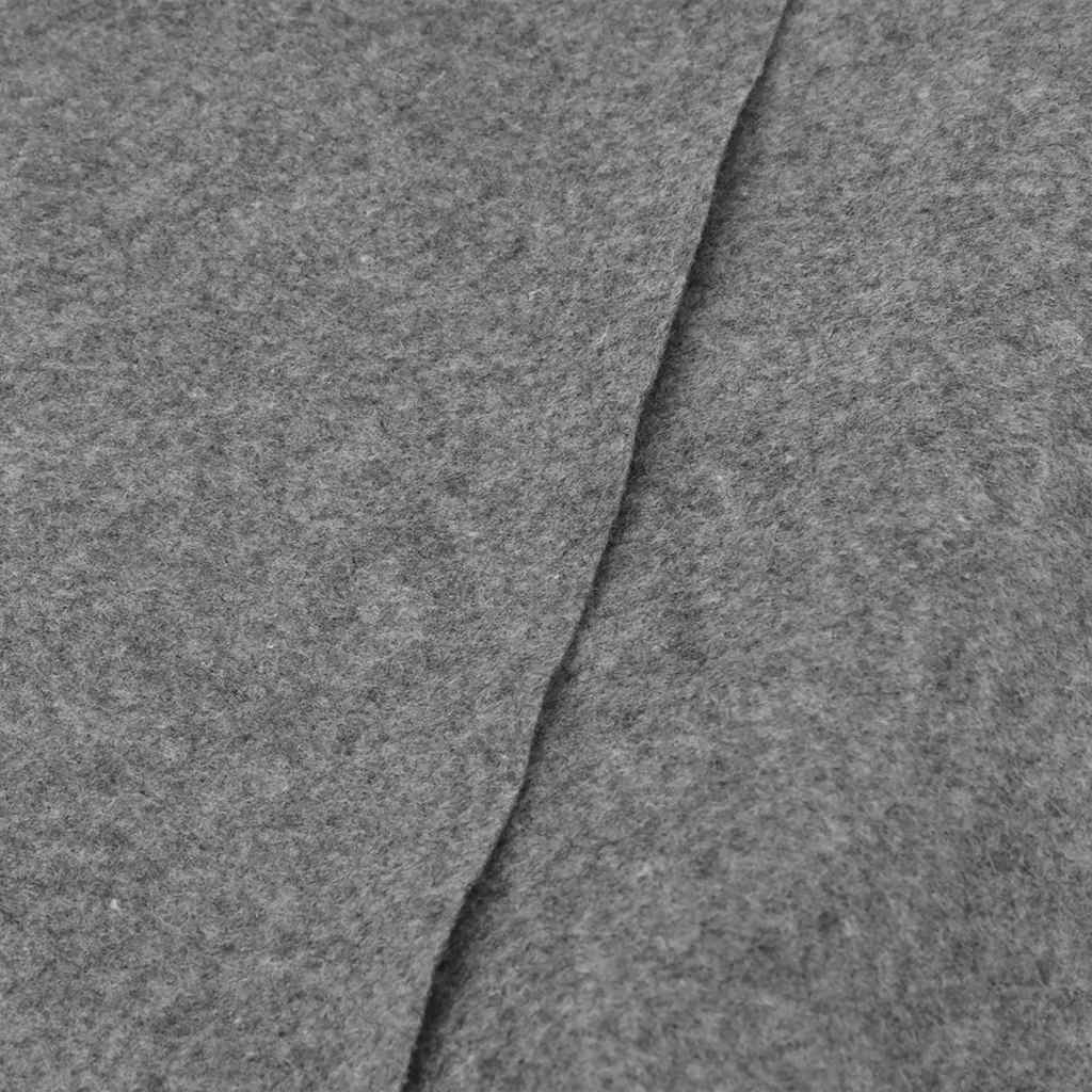 Telo Sotto Piscina Grigio Chiaro ÃƒËœ366 cm Geotessile Poliestere