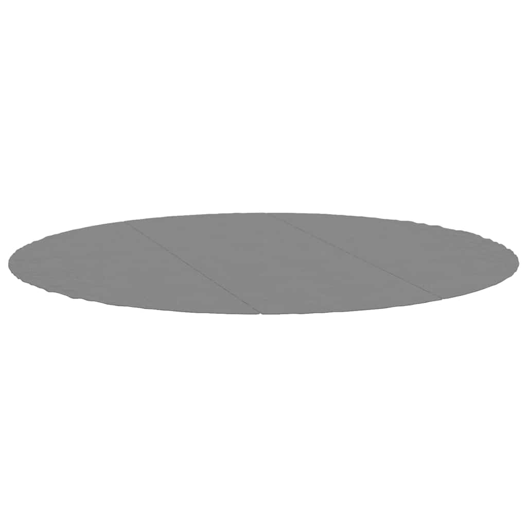 Telo Sotto Piscina Grigio Chiaro Ã˜396 cm Geotessile Poliestere