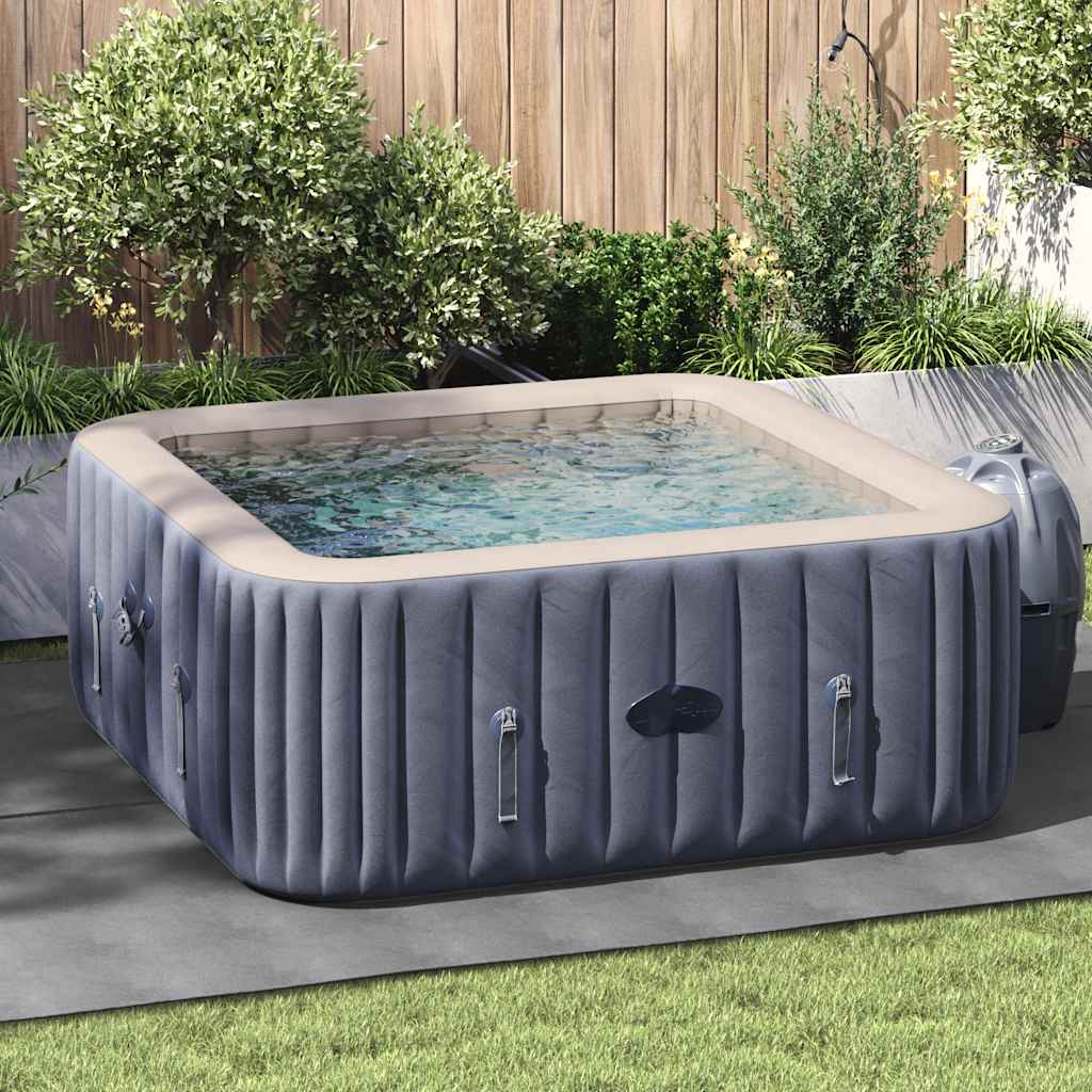 Telo Piscina Grigio Chiaro 300x220 cm Geotessile Poliestere