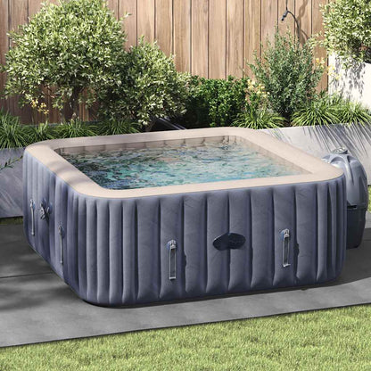 Telo Piscina Grigio Chiaro 300x220 cm Geotessile Poliestere