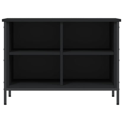 Scarpiera Nera 69x35x50 cm in Legno Multistrato