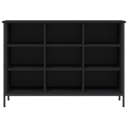 Scarpiera Nera 100x35x70 cm in Legno Multistrato